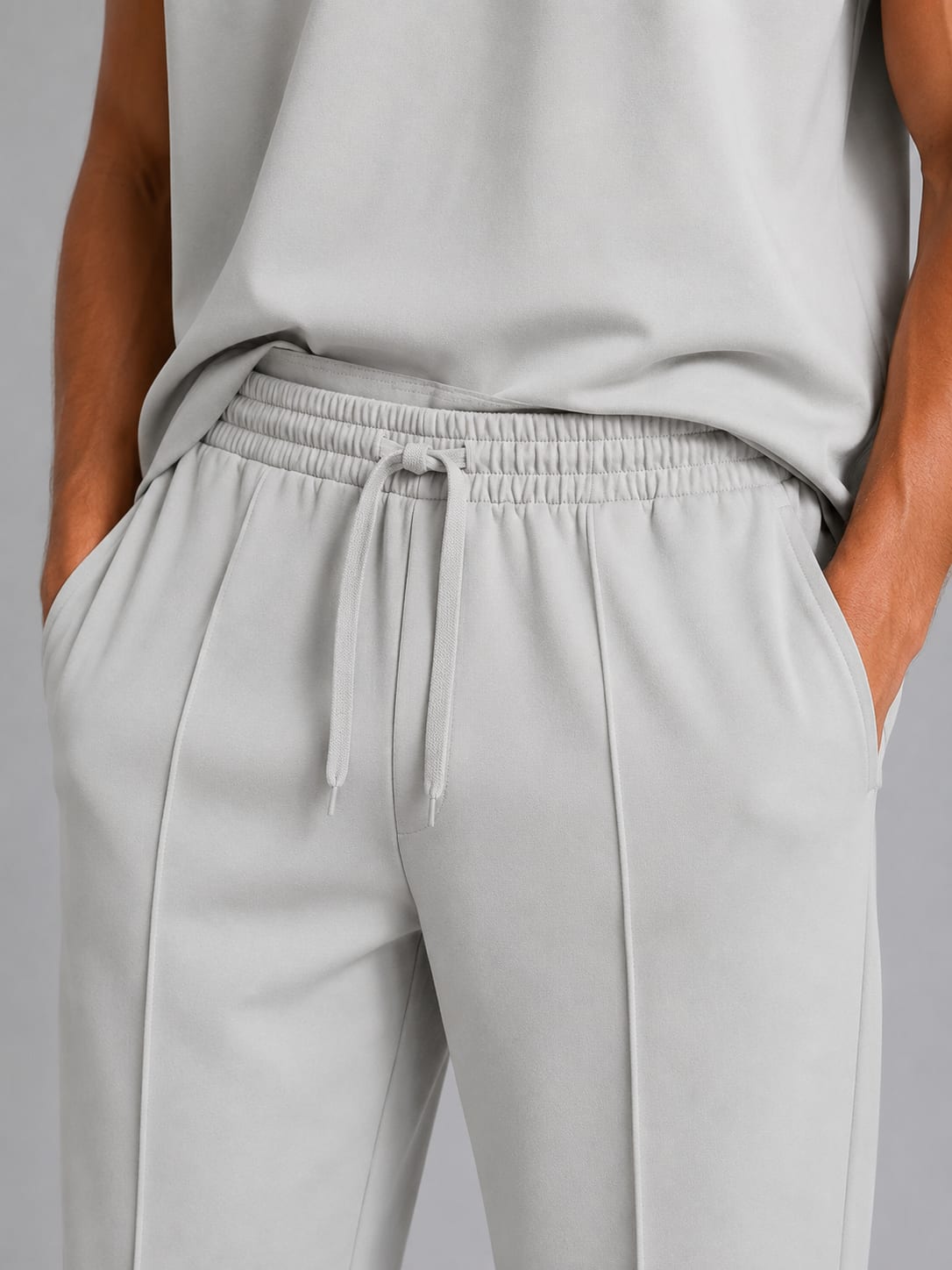 Men's Sleeveless Wide Leg Co-Ord Set | Errol_4