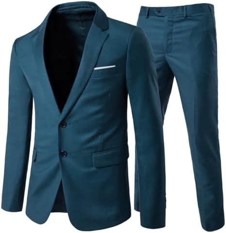 Men's Single Breasted Two Piece Business Suit | Percy_3