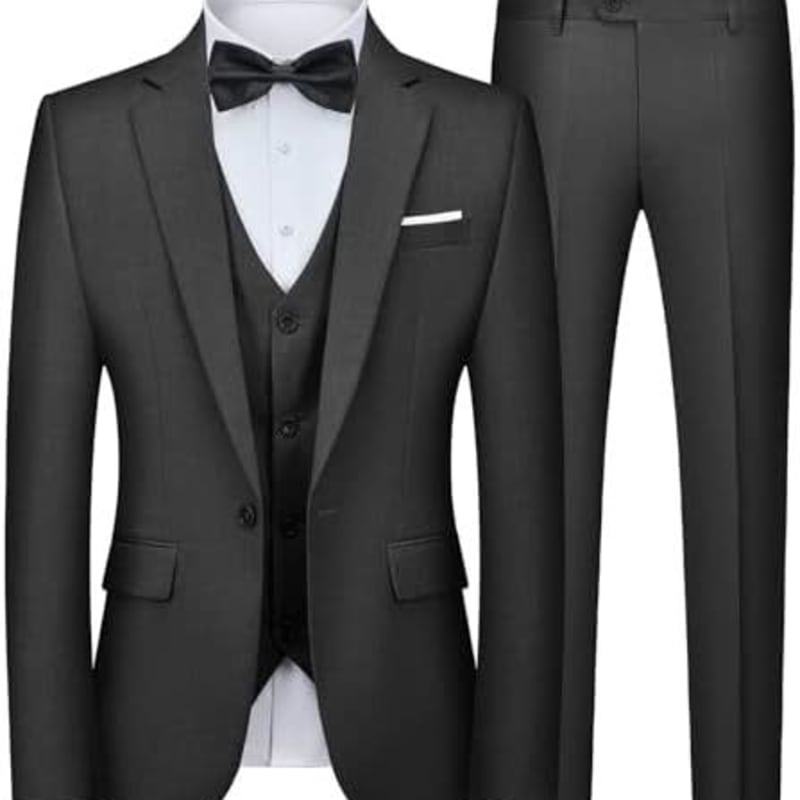 Men's Single Breasted Three Piece Formal Suit | Fergus_1