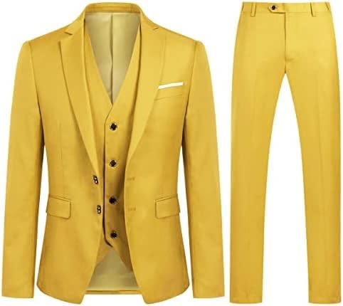 Men's Single Breasted Three Piece Business Suit | Rupert_10