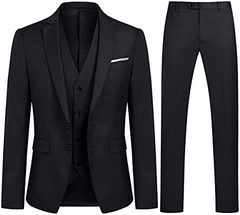 Men's Single Breasted Three Piece Business Suit | Rupert_3