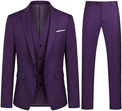 Men's Single Breasted Three Piece Business Suit | Rupert_8