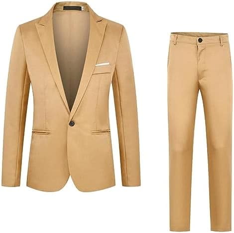 Men's Single Breasted Slim Fit Two Piece Suit | Julian_3