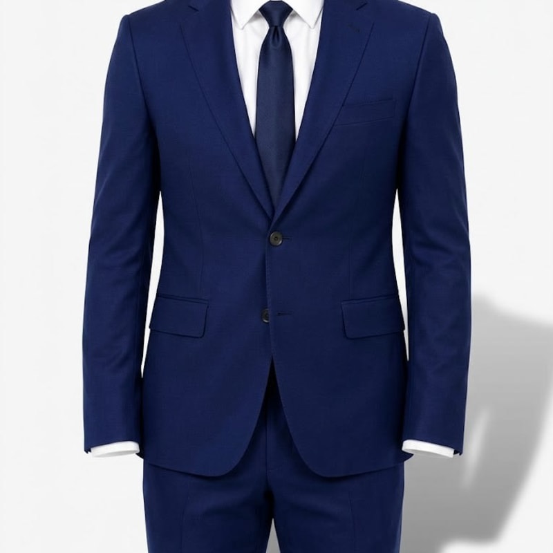 Men's Single Breasted Slim Two Piece Wedding Suit | Magnus_1