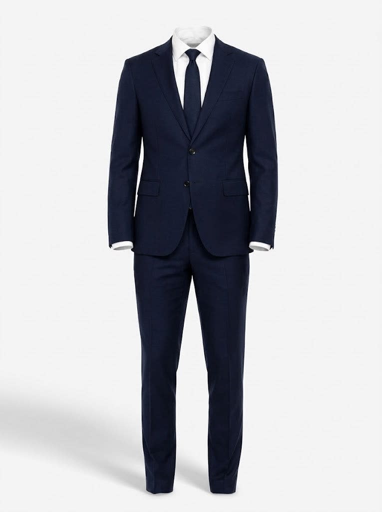 Men's Single Breasted Slim Two Piece Wedding Suit | Magnus_3