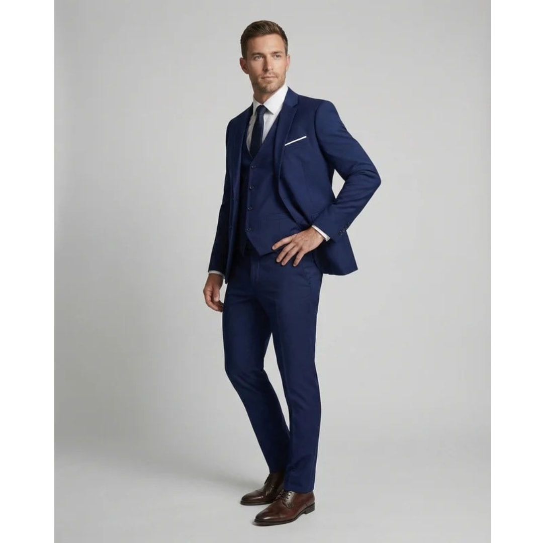 Men's Single Breasted Classic Three Piece Suit | Felix_2