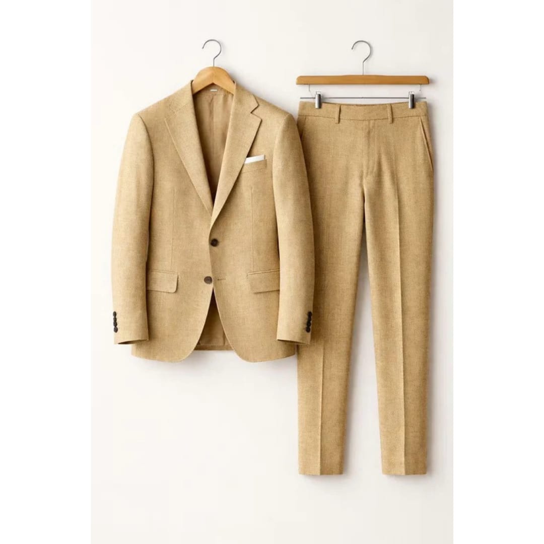 Men's Single Breasted Tailored Two Piece Suit | Elliot_4