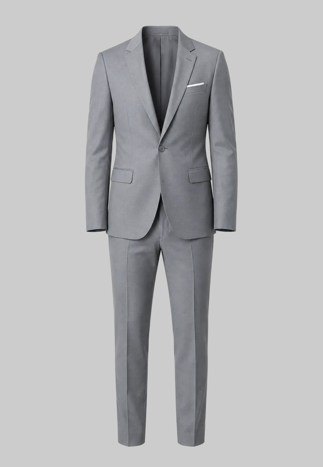 Men's Single Breasted Stretch Two Piece Suit | Miles_3