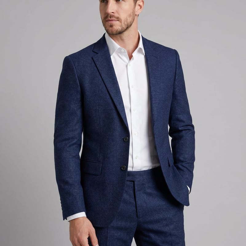 Men's Slim Fit Wedding Guest Suit | Howard_1