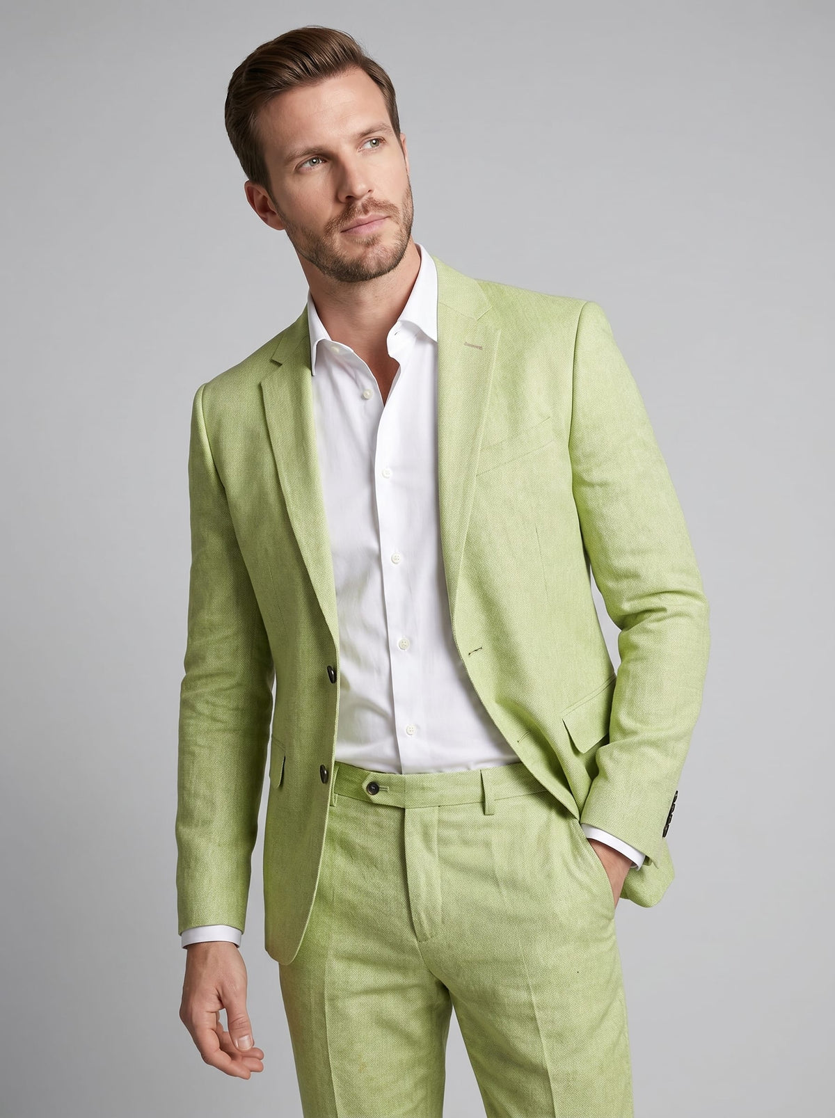 Men's Slim Fit Wedding Guest Suit | Howard_15