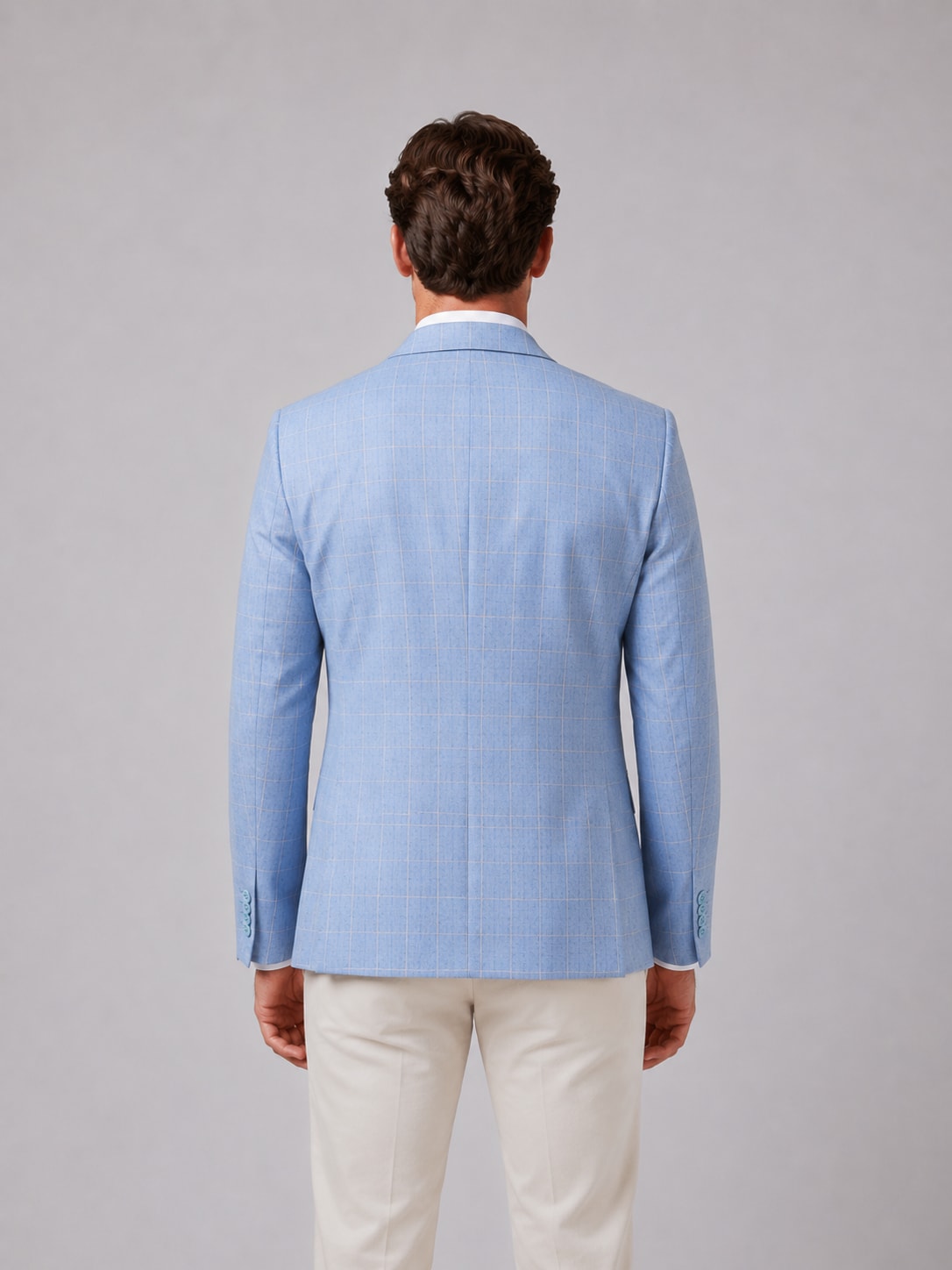 Men's Windowpane Check Blazer | Barnabas_2