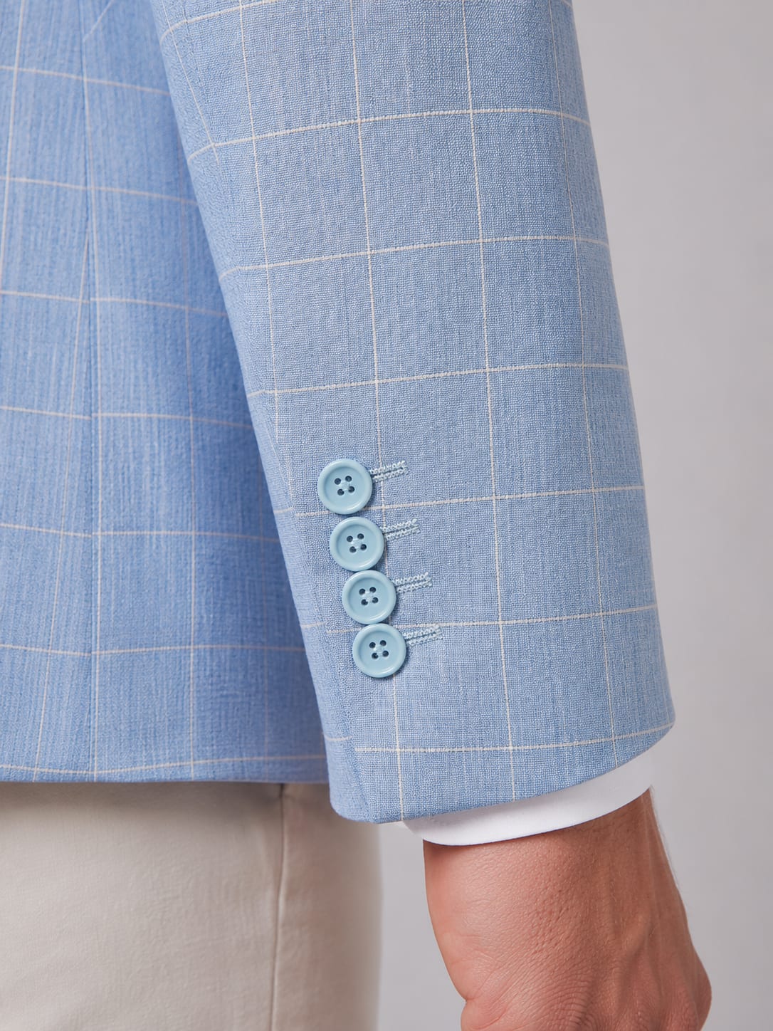 Men's Windowpane Check Blazer | Barnabas_4