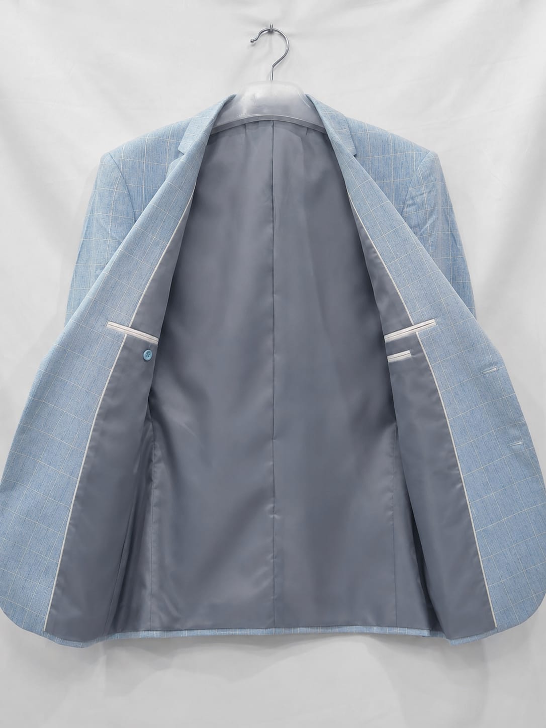 Men's Windowpane Check Blazer | Barnabas_5