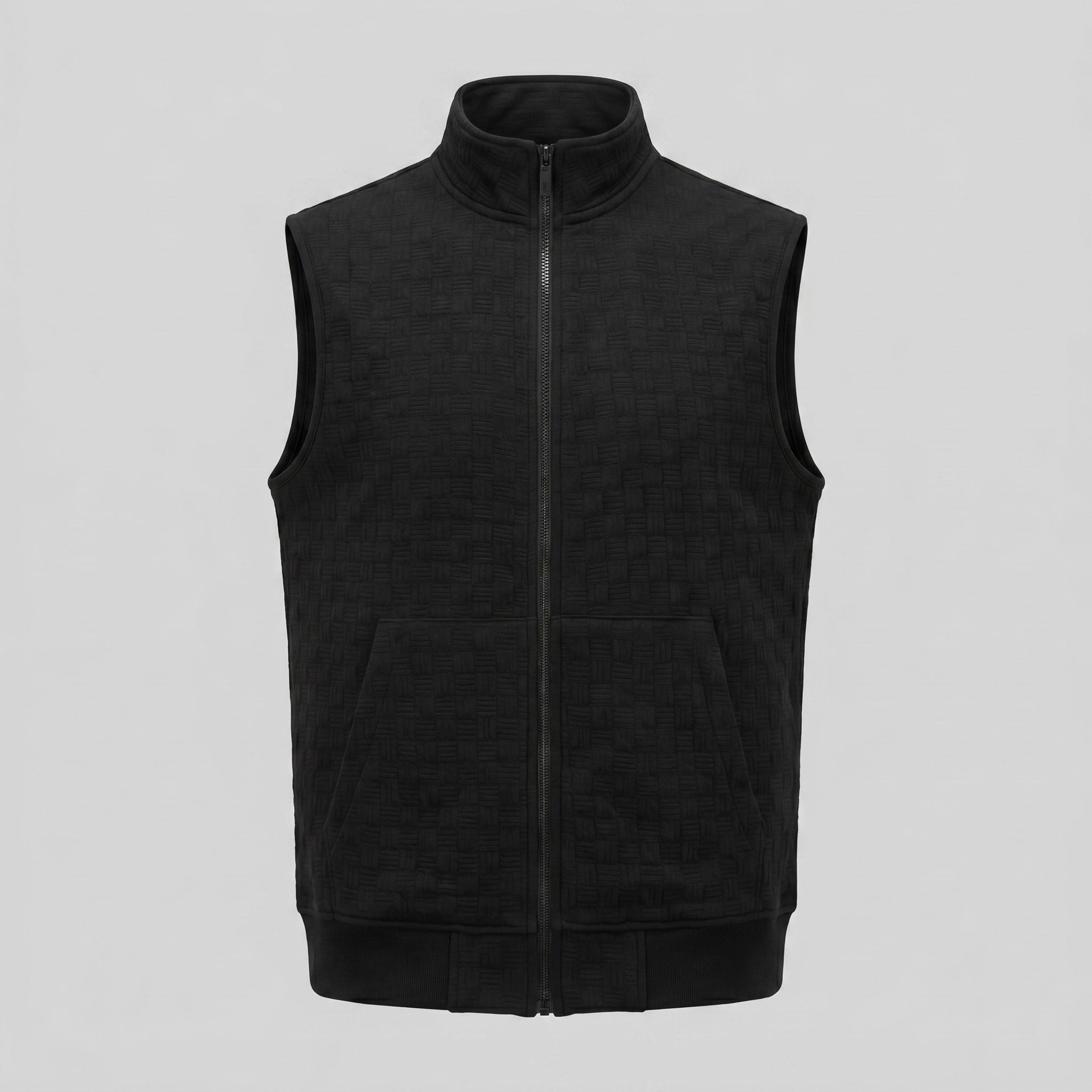 Men's Knit Zip-Up Gilet | Gethin_20