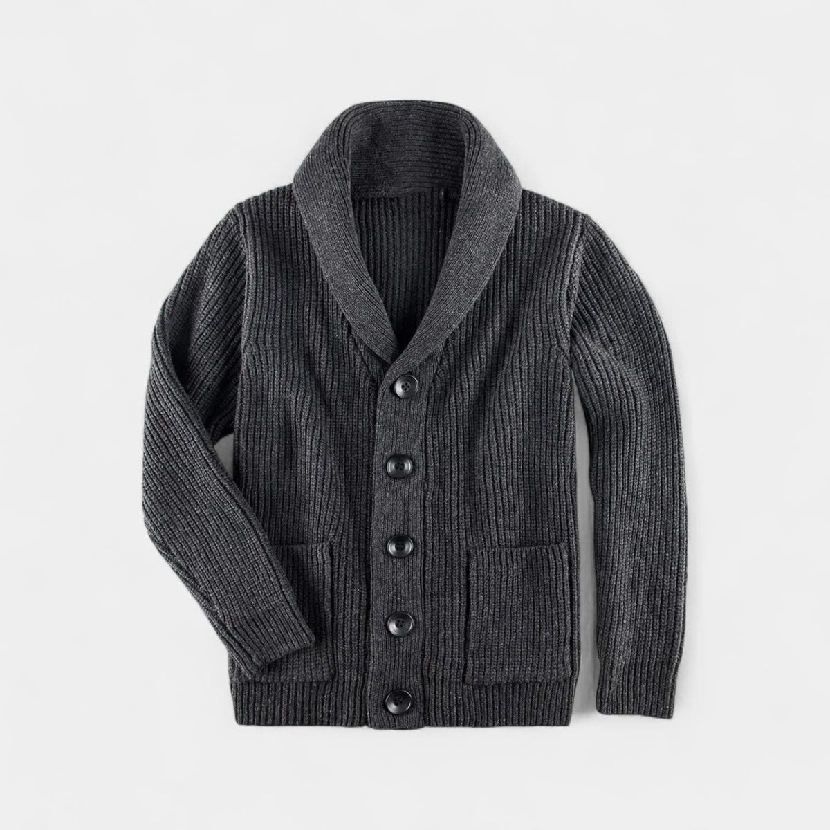 Men's Wool Shawl Collar Cardigan | Otto_2