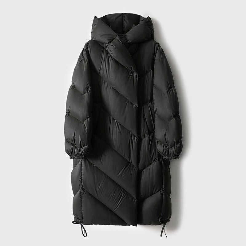 Women's Hooded Longline Down Parka | Camilla_1