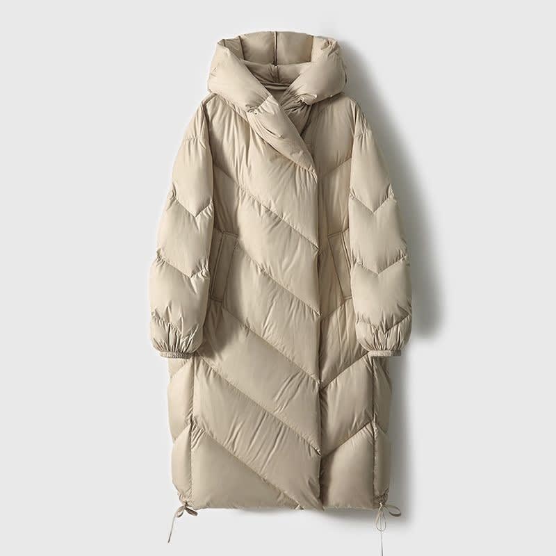 Women's Hooded Longline Down Parka | Camilla_2