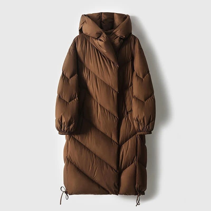 Women's Hooded Longline Down Parka | Camilla_3