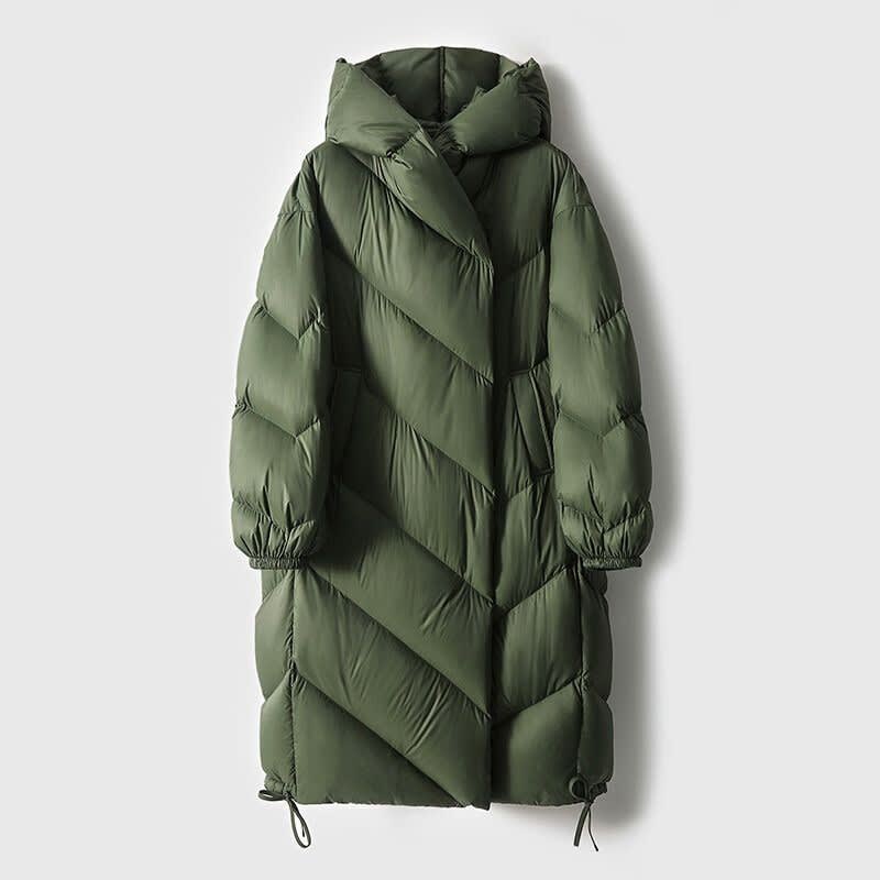 Women's Hooded Longline Down Parka | Camilla_4