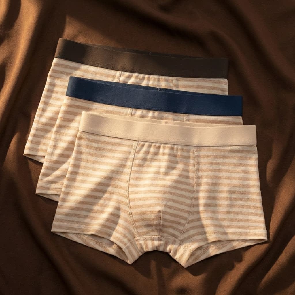 Men's Striped Cotton Boxer Briefs | Clement_2
