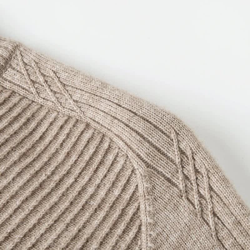 Men's Ribbed Quarter Zip Jumper | Otis_8