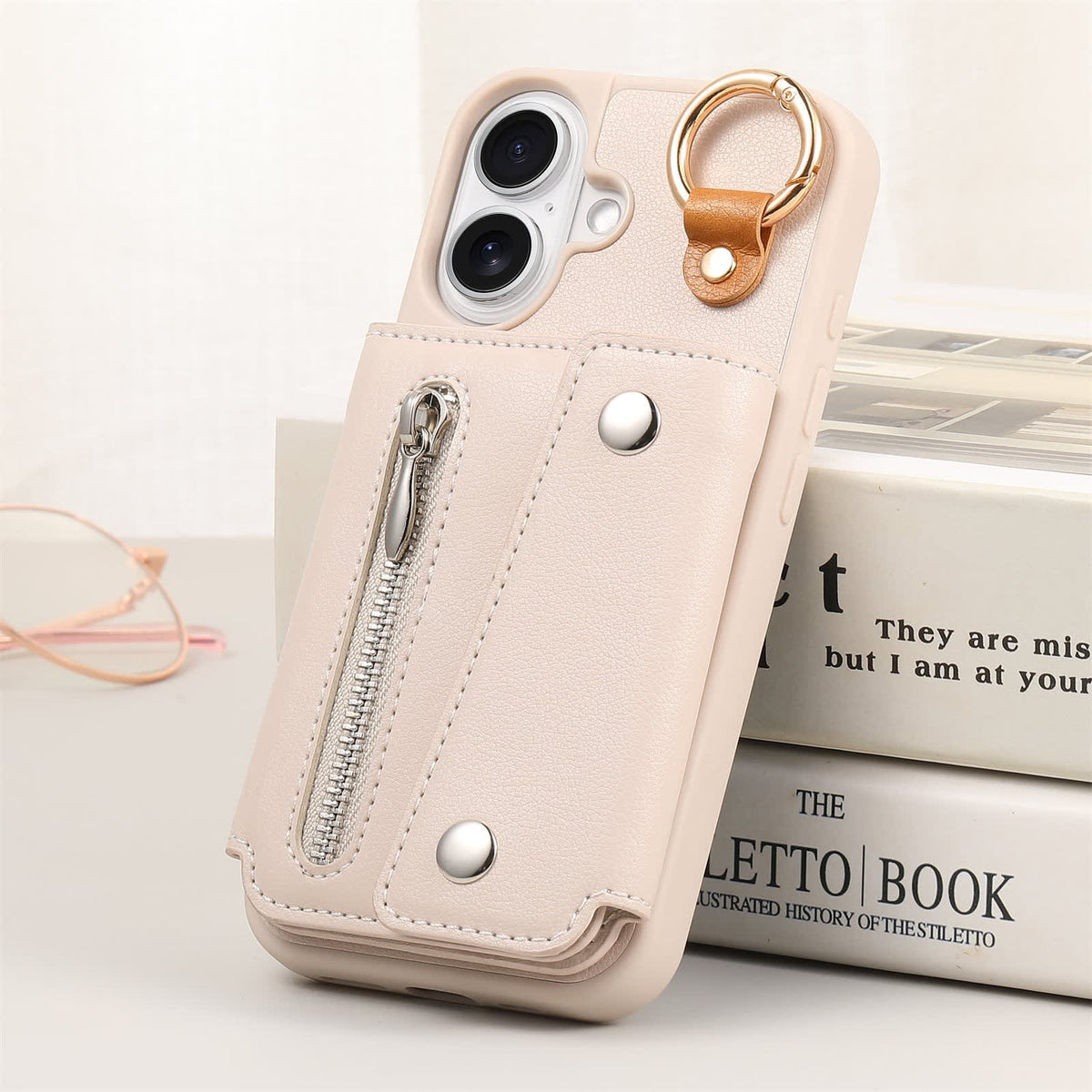 Women's Zip Card Holder iPhone Case | Alisha_2