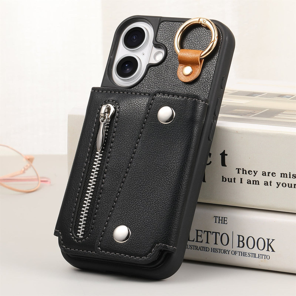 Women's Zip Card Holder iPhone Case | Alisha_3