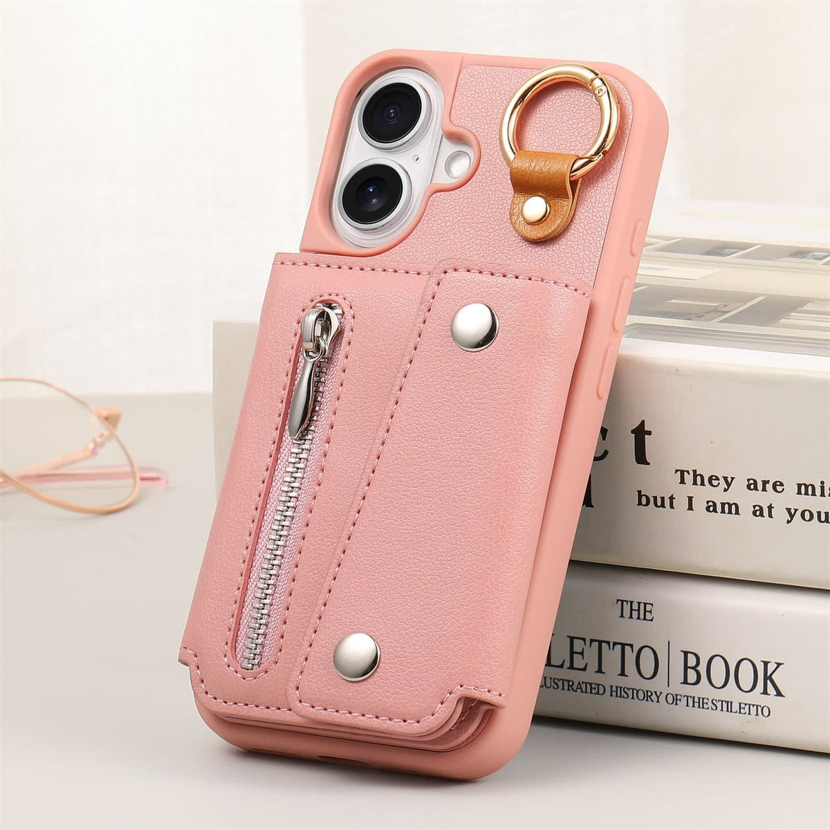 Women's Zip Card Holder iPhone Case | Alisha_4