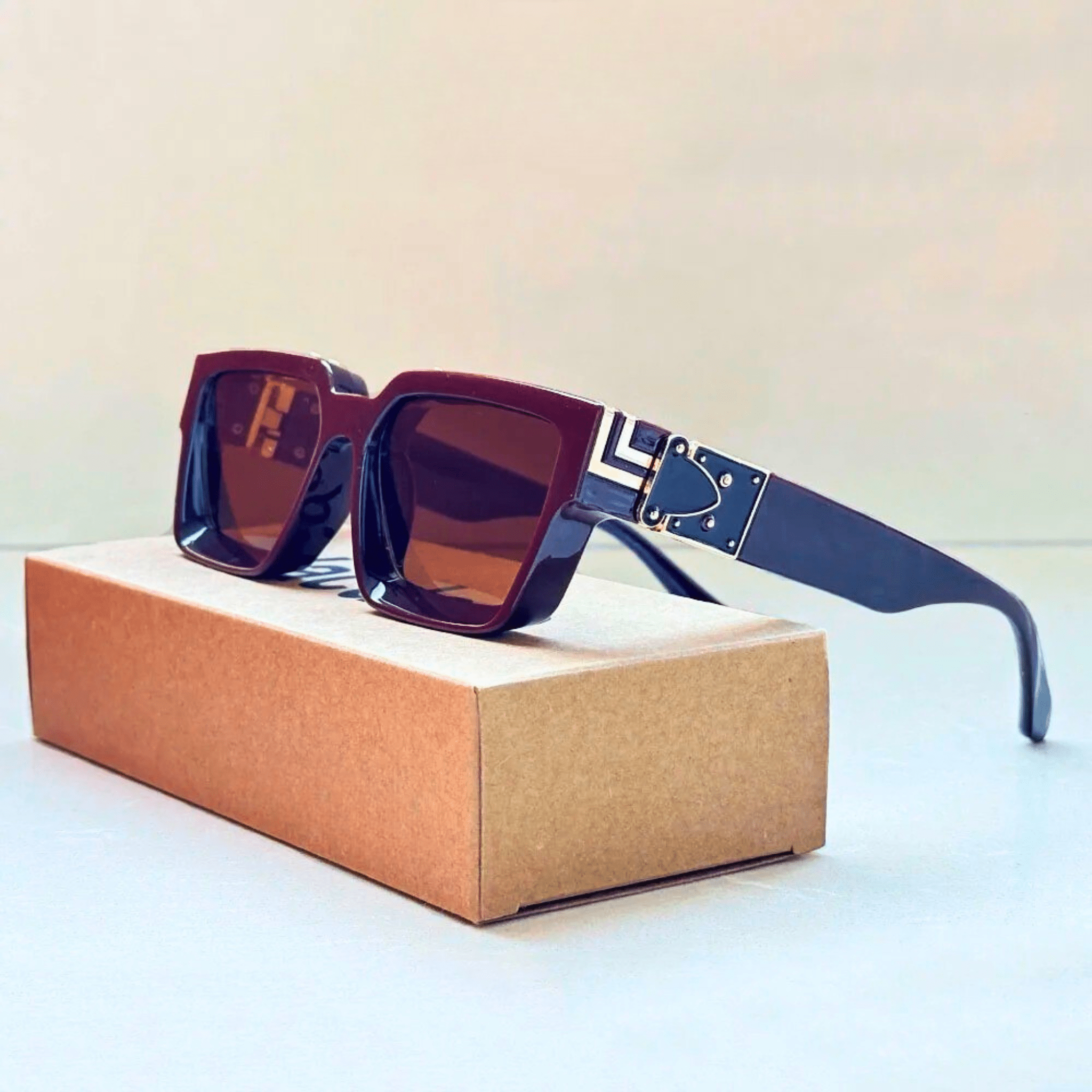 Men's Square Frame UV400 Sunglasses | Amos