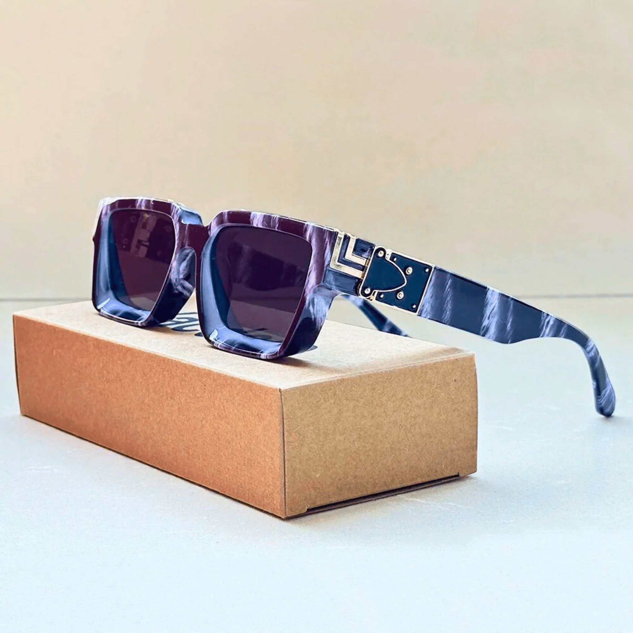 Men's Square Frame UV400 Sunglasses | Amos