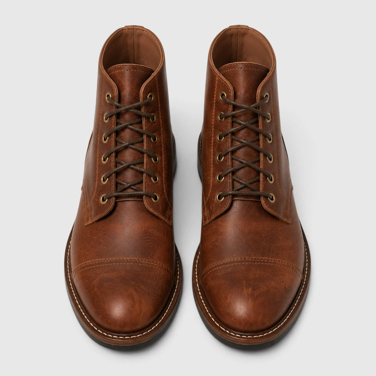 Men's Leather Cap Toe Boots | Oscar_3