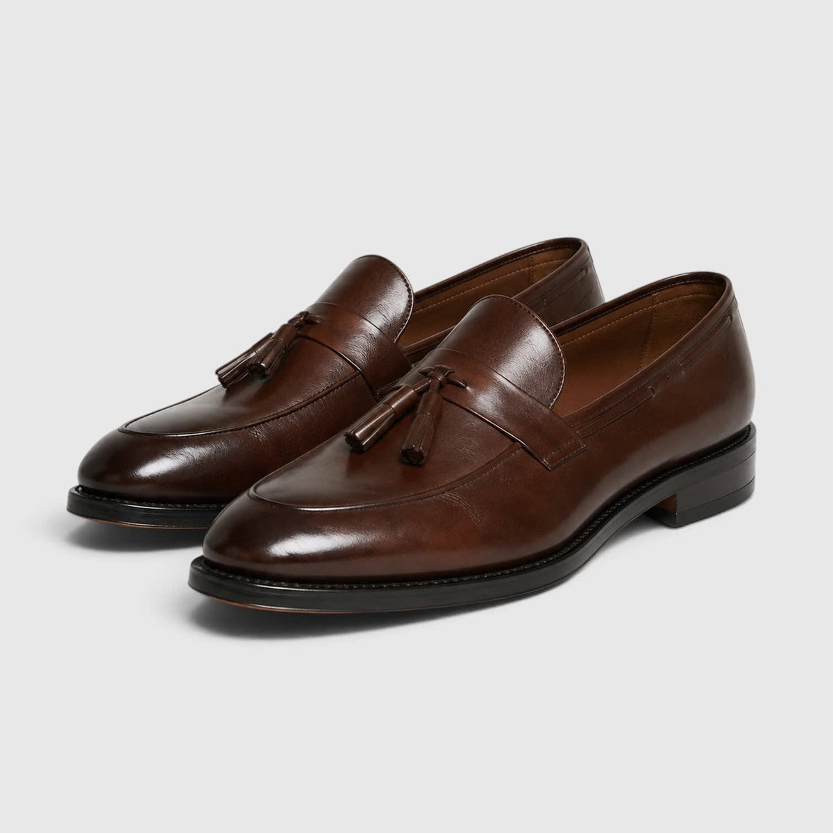 Men's Leather Tassel Loafers | Desmond_5