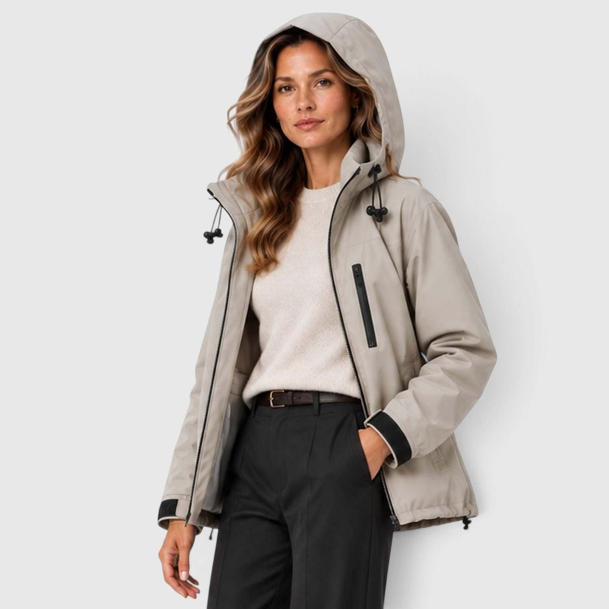 Women's Hooded Rain Jacket | Bonnie_5