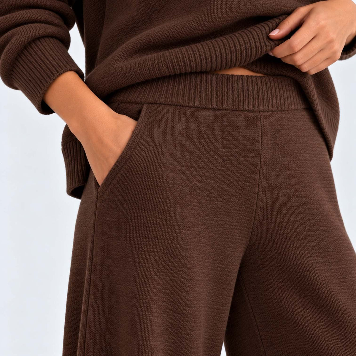 Women's Roll Neck Knit Co-ord Set | Clarissa_10