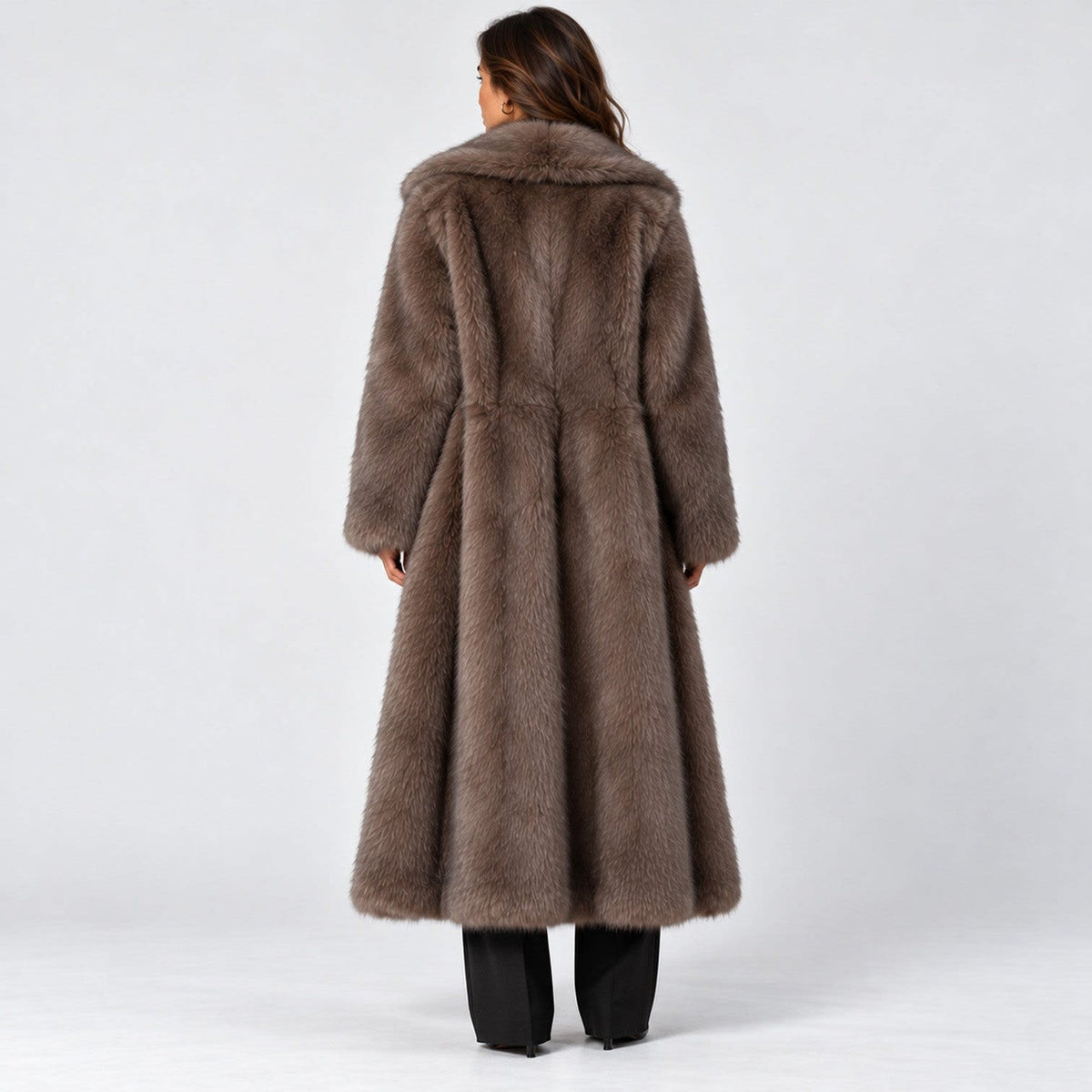 Women's Long Faux Fur Coat | Erin_3