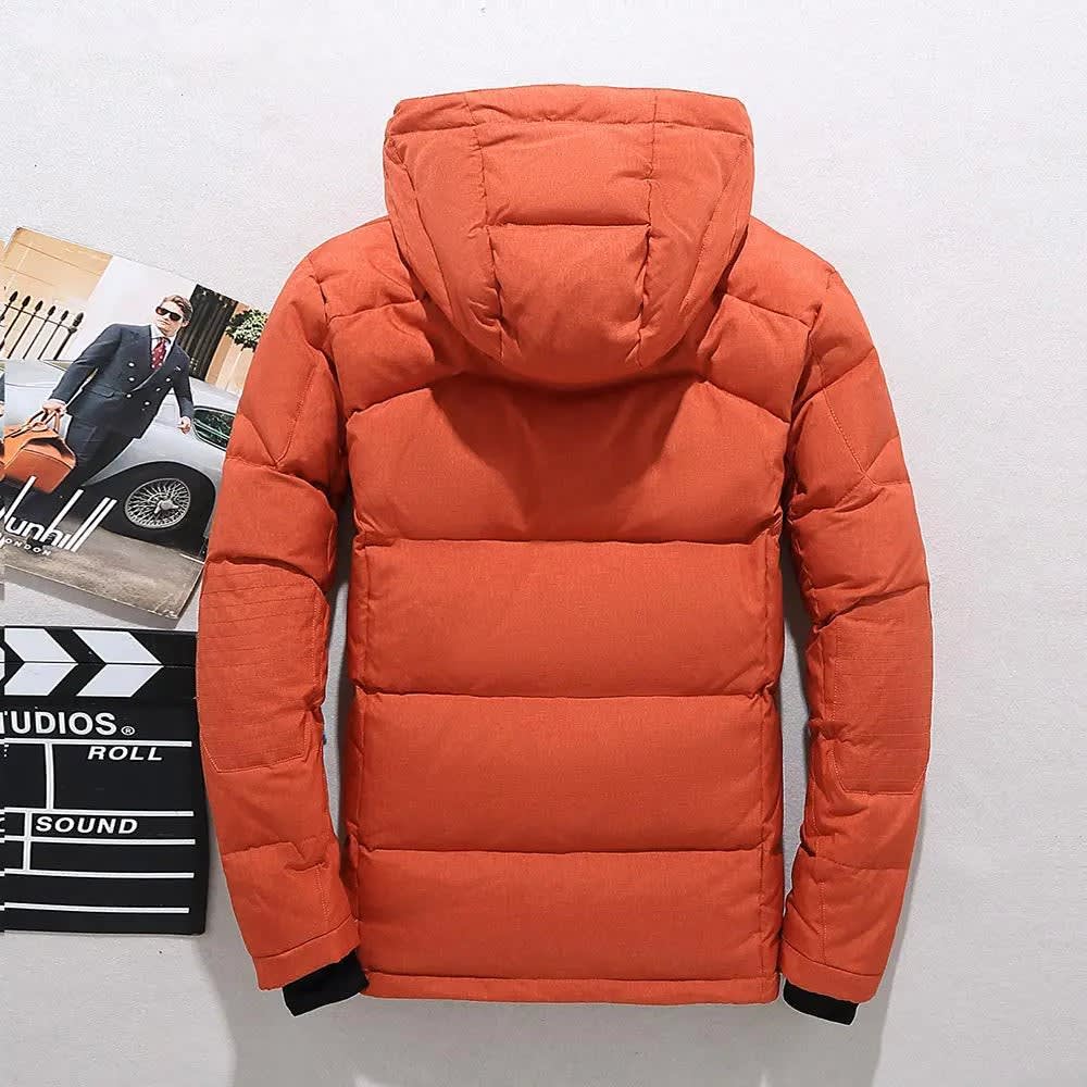 Men's Hooded Duck Down Puffer Jacket | Gideon_2