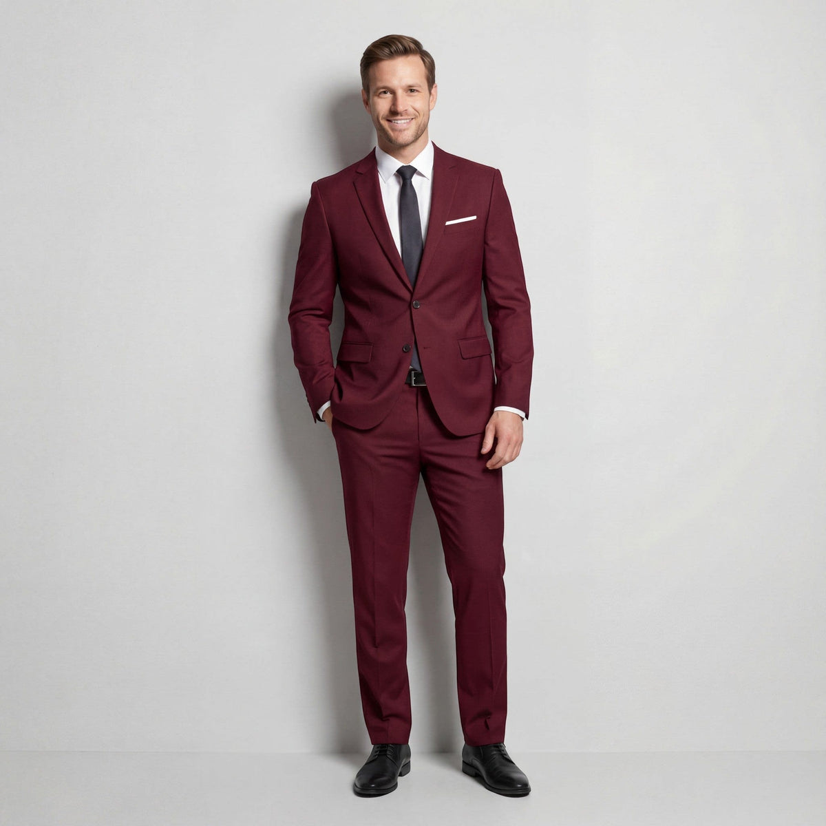 Men's Wool Blend Two Piece Suit | Rory_2