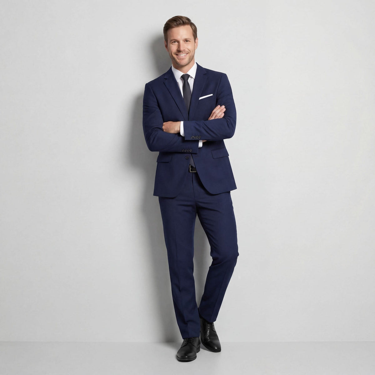 Men's Wool Blend Two Piece Suit | Rory_6