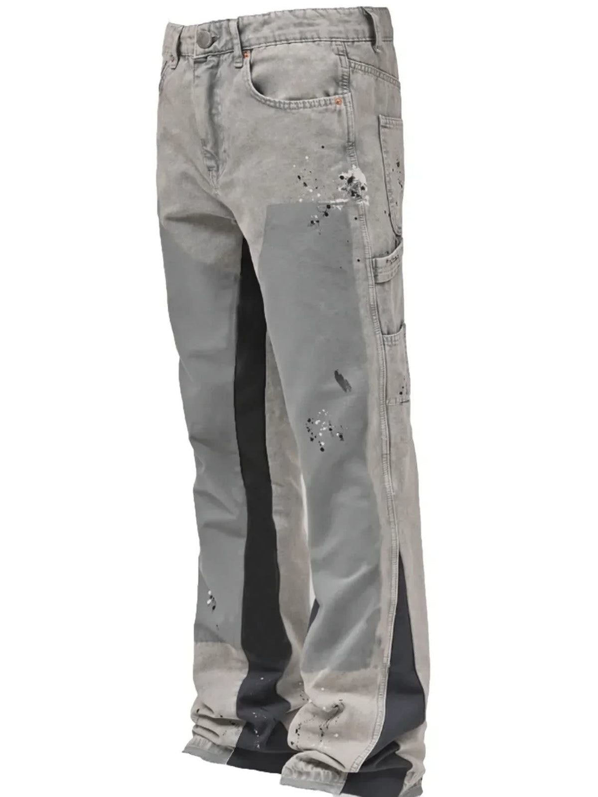 Men's Layered Panel Flared Jeans | Magnus_6