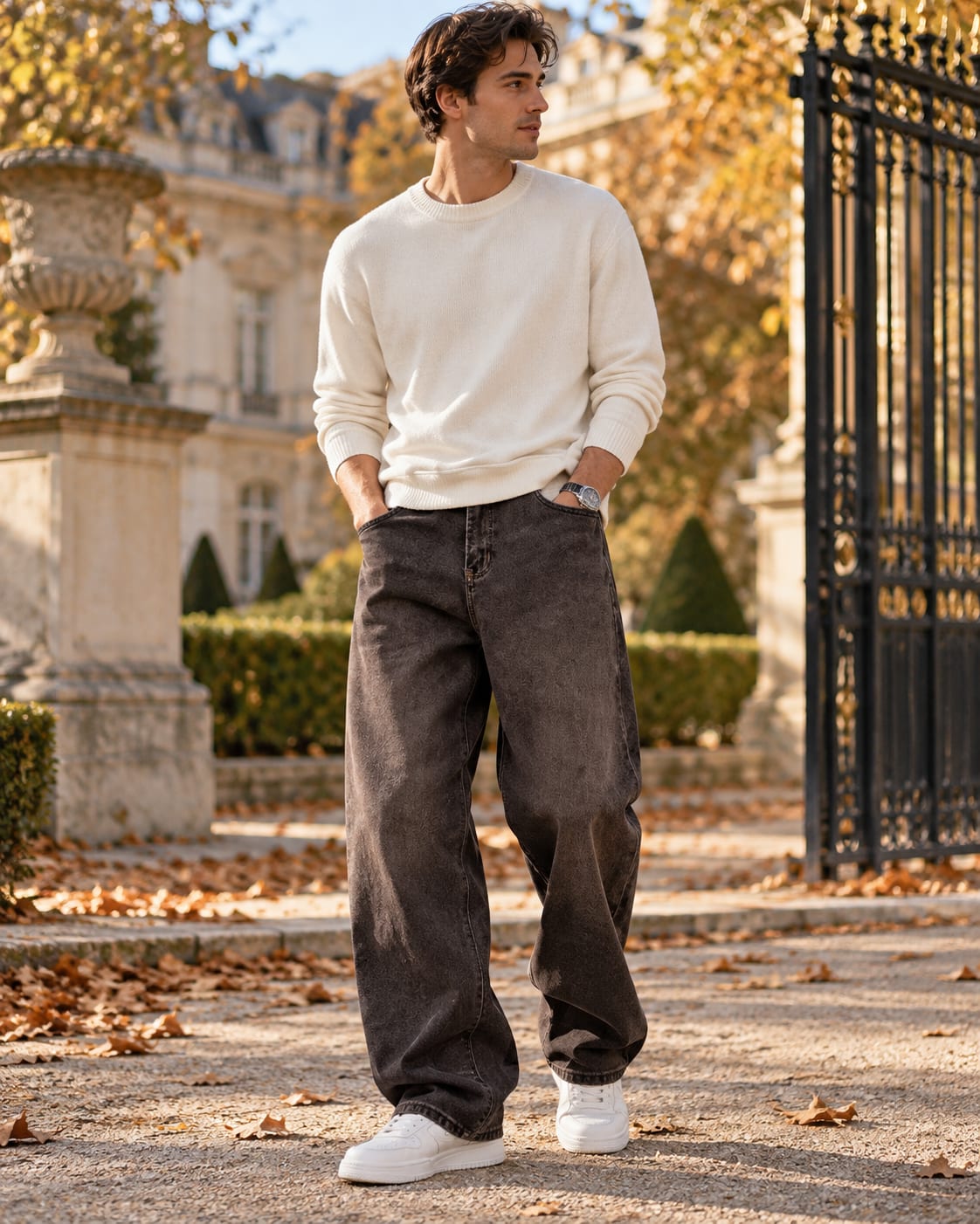 Men's Baggy Wide Leg Jeans | Patrick_4