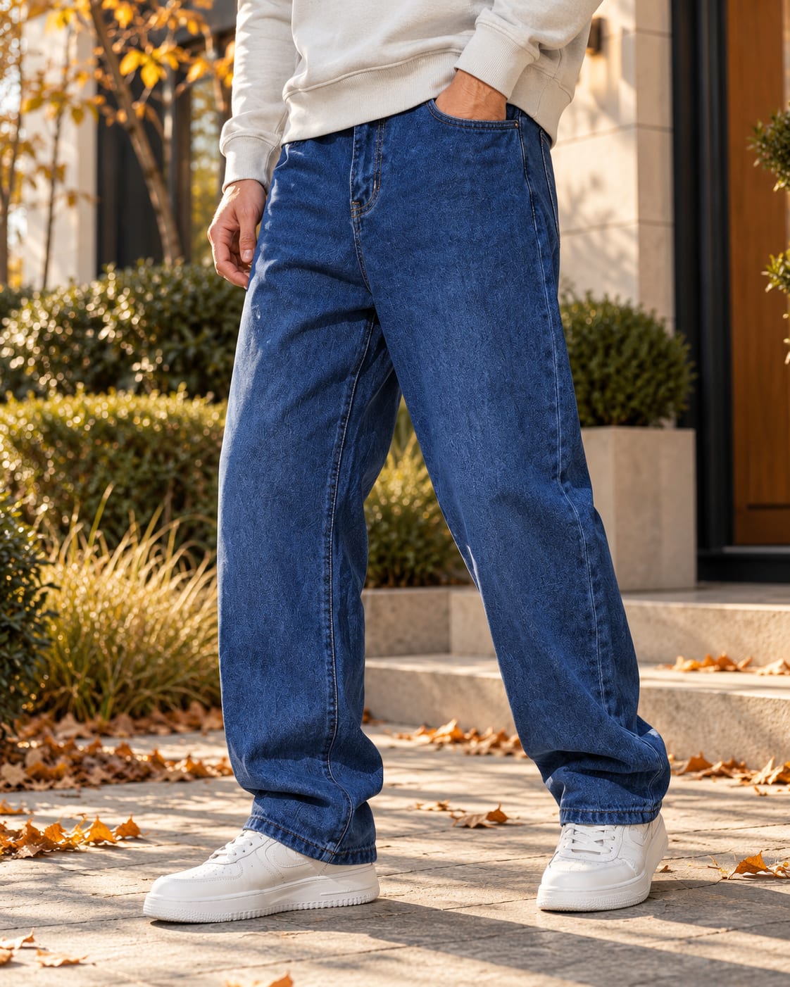 Men's Baggy Wide Leg Jeans | Patrick_5
