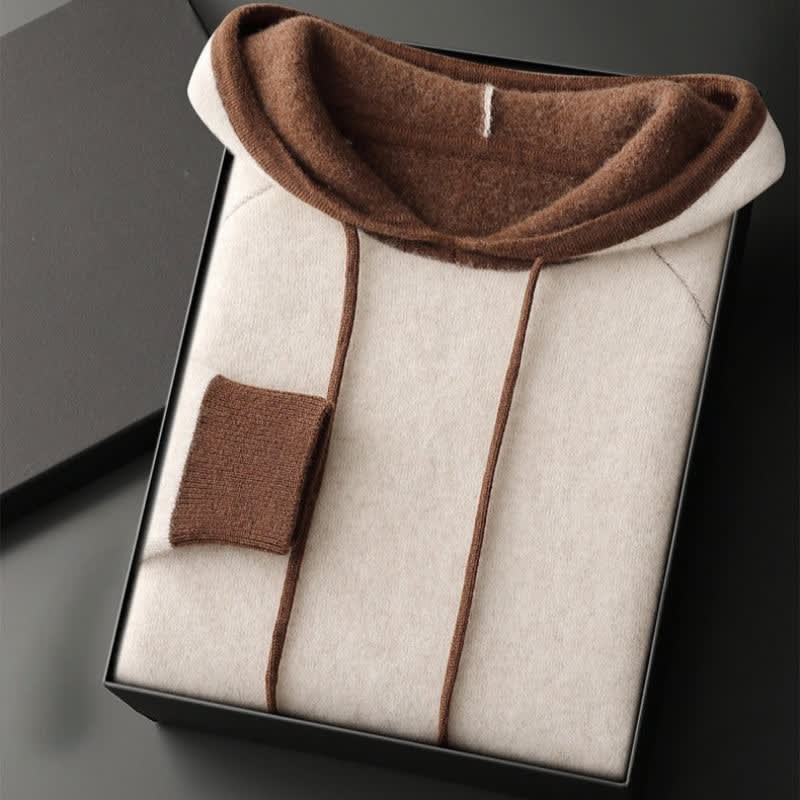 Men's Cashmere Hooded Jumper | Rhys_7