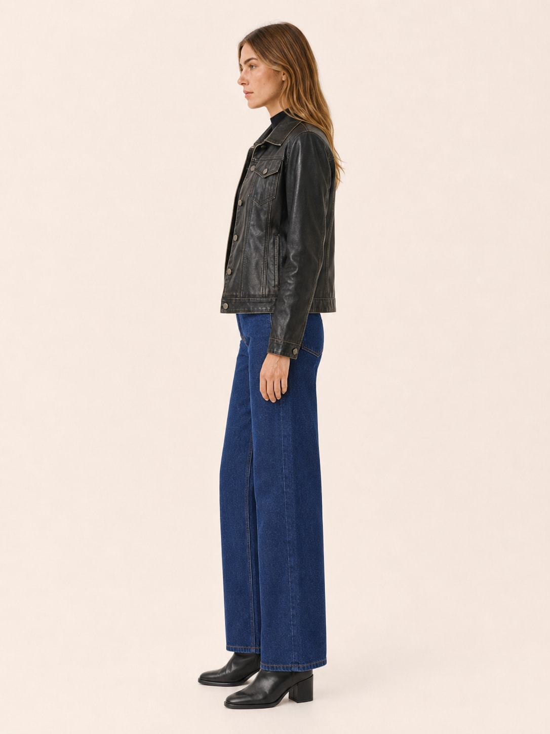Women's Washed Utility Shacket with Front Pockets | Lauren Watson_3