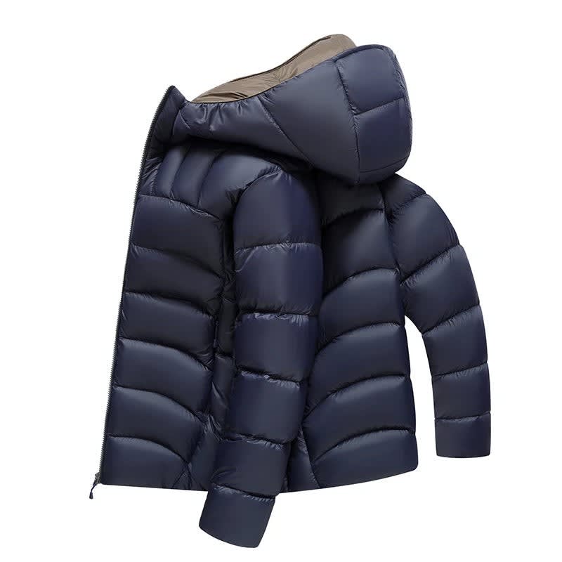 Men's Hooded Duck Down Puffer Jacket | Ambrose_11