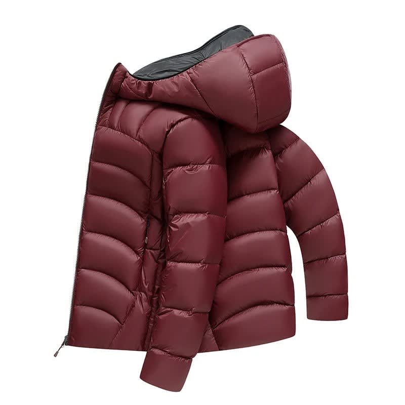 Men's Hooded Duck Down Puffer Jacket | Ambrose_4