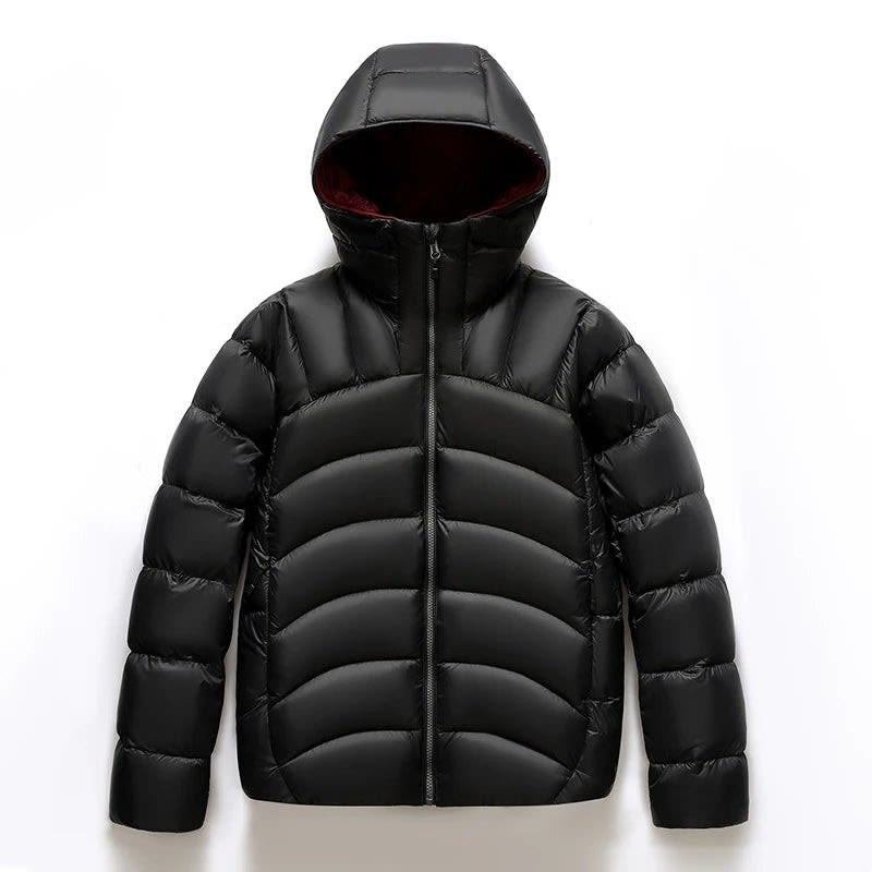 Men's Hooded Duck Down Puffer Jacket | Ambrose_5