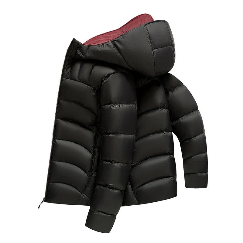 Men's Hooded Duck Down Puffer Jacket | Ambrose_6