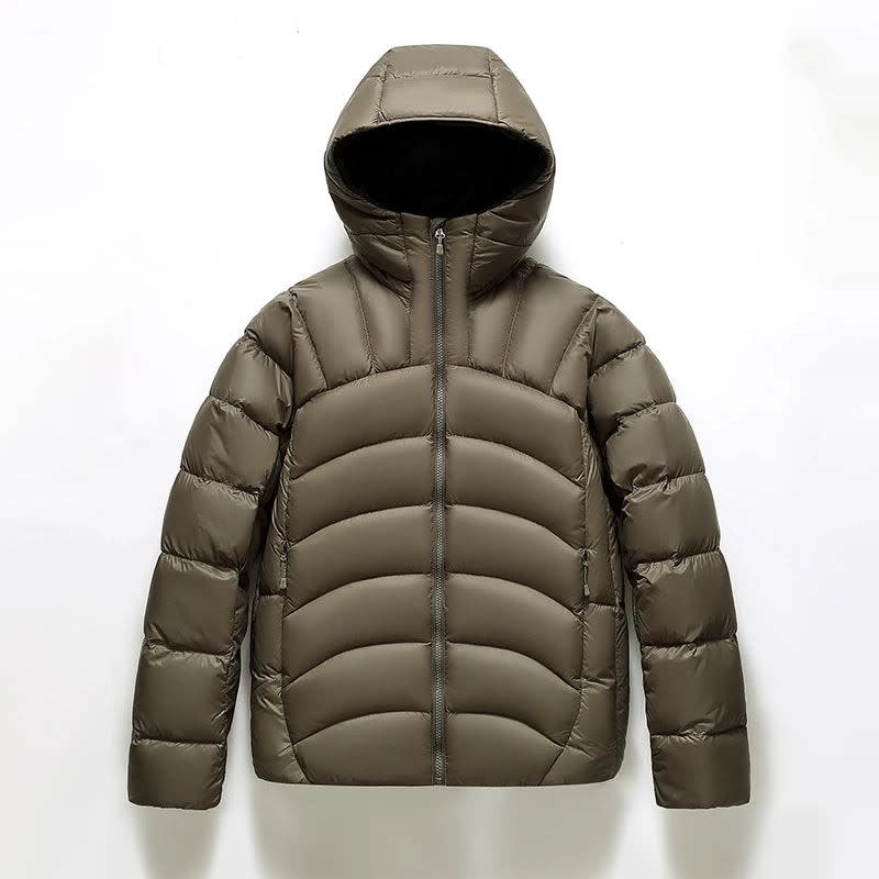 Men's Hooded Duck Down Puffer Jacket | Ambrose_7