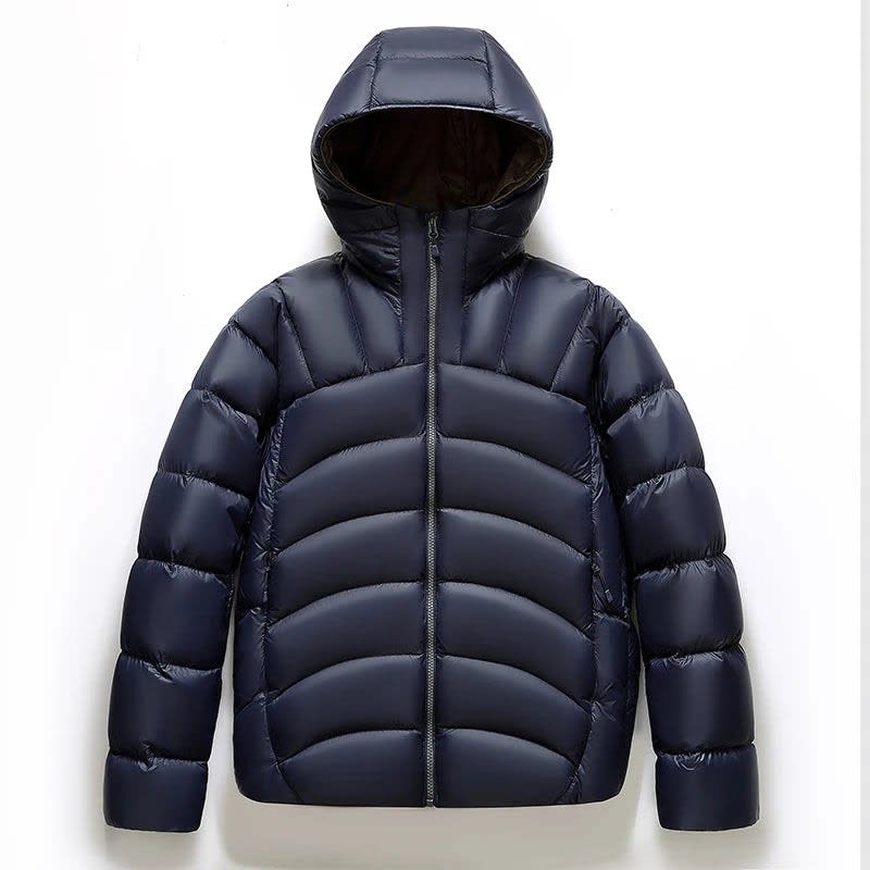 Men's Hooded Duck Down Puffer Jacket | Ambrose_9