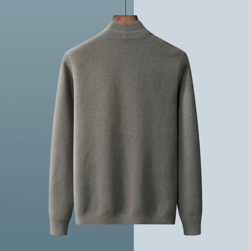 Men's V-Neck Cashmere Blend Cardigan | Alfie_4